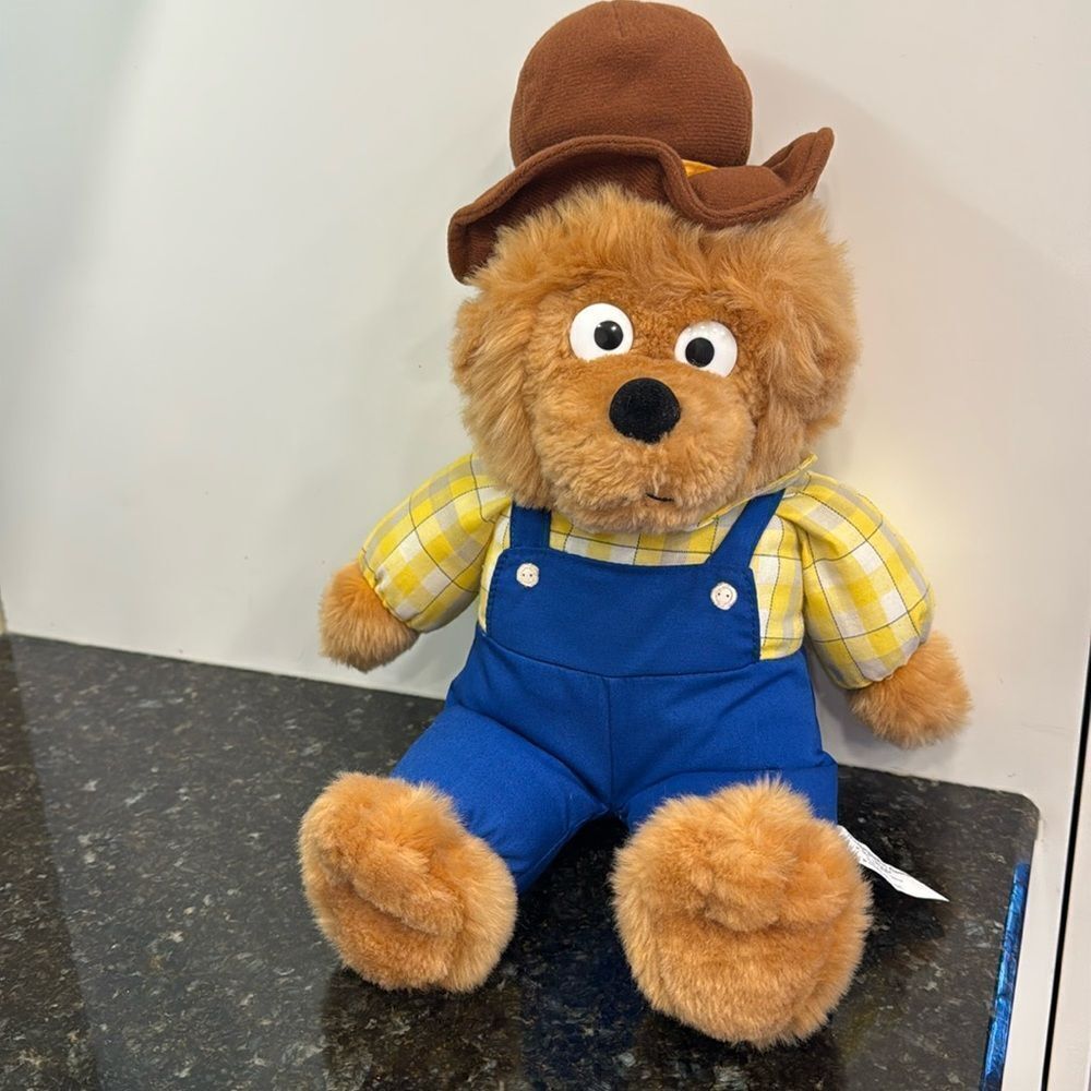 1996 The Berenstain Bears 18" Father Papa Bear Plush Doll Chosun Intl EUC